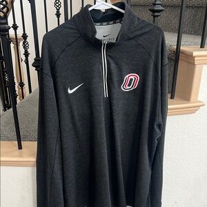 Nike Dark Gray Quarter-Zip Pullover